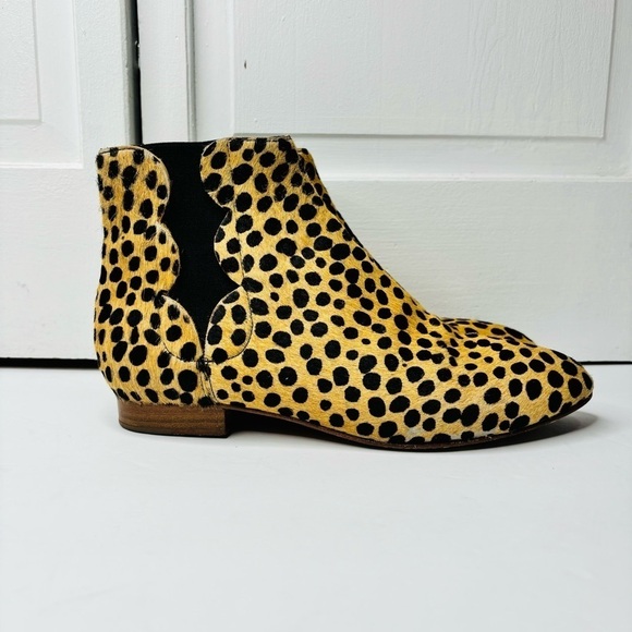 LOEFFLER RANDALL Indie Chelsea Haircalf Slip On Booties Size 7 - Picture 5 of 10